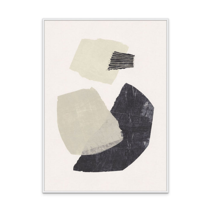 Monochrome Shapes #1 Art Print