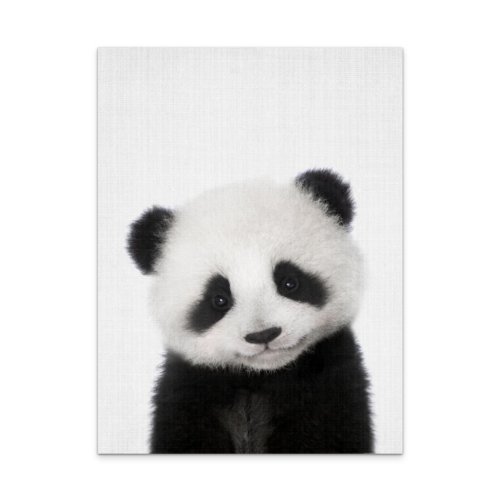 Peekaboo Baby Panda Art Print