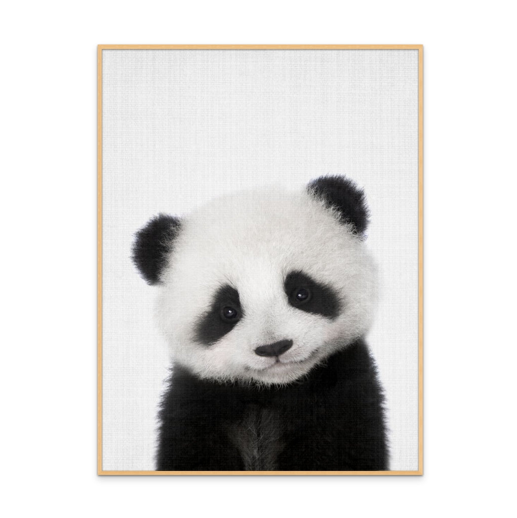 Peekaboo Baby Panda Art Print