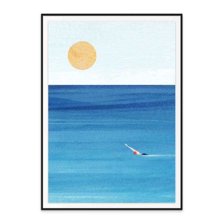 Sea Swim Art Print