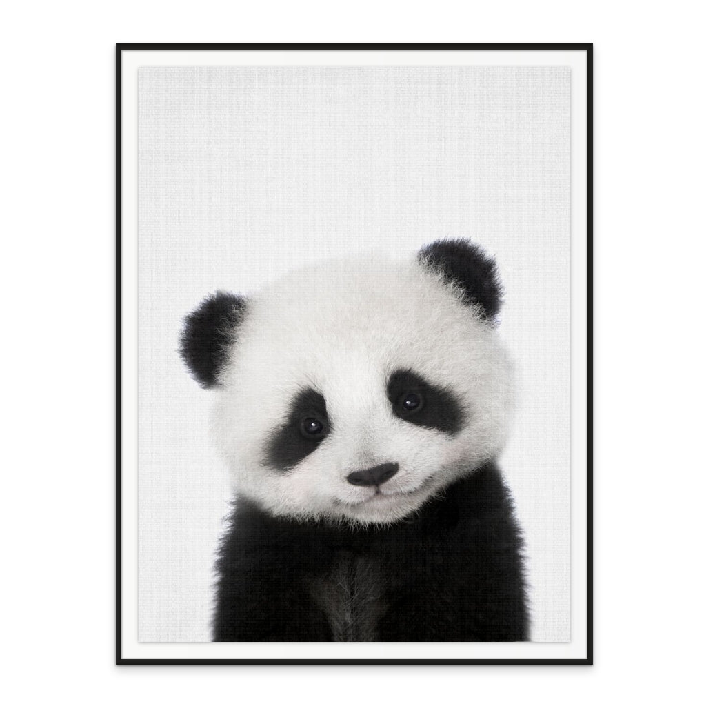 Peekaboo Baby Panda Art Print