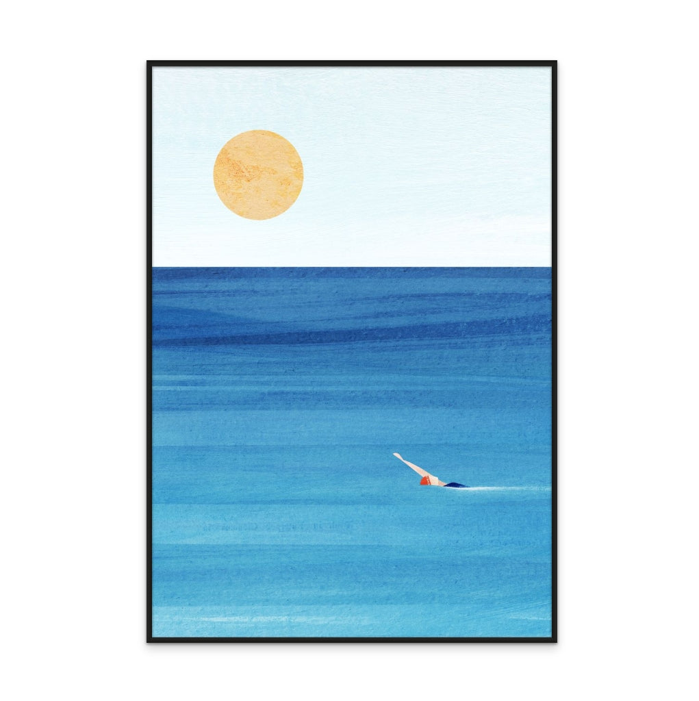 Sea Swim Art Print