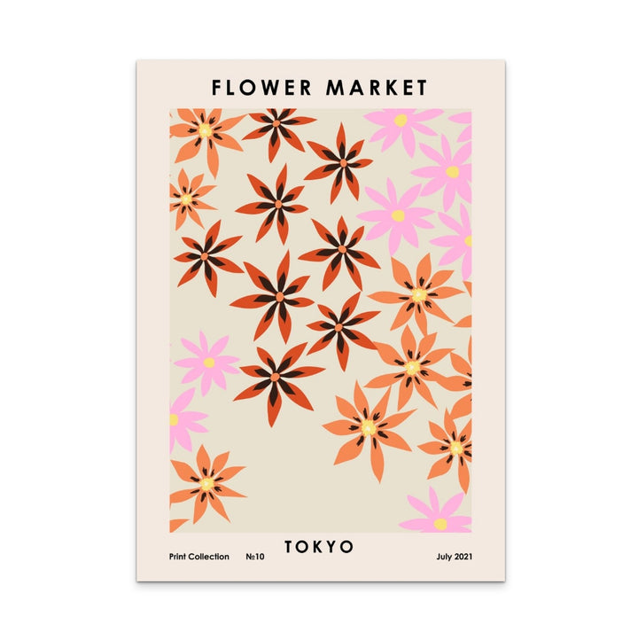 Flower Market Tokyo Art Print