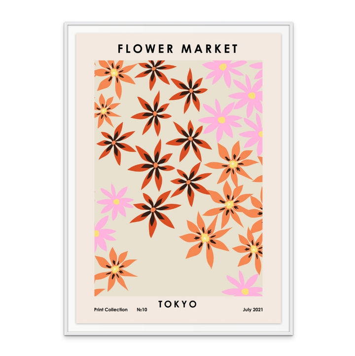 Flower Market Tokyo Art Print