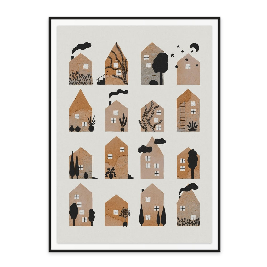 Tiny Houses #2 Art Print