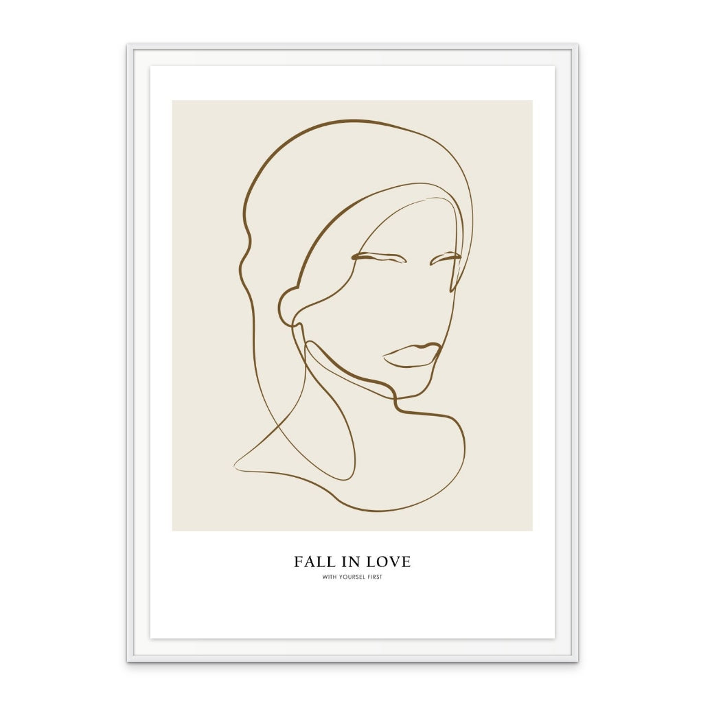 Woman portrait Art Print