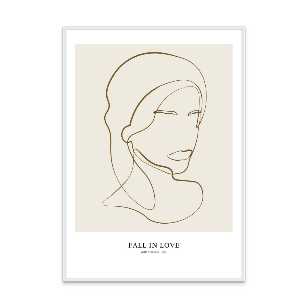 Woman portrait Art Print