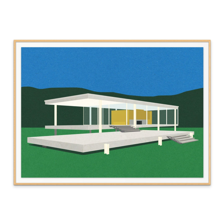 Ludwig Mies Van Der Rohe Farnsworth House Art Print