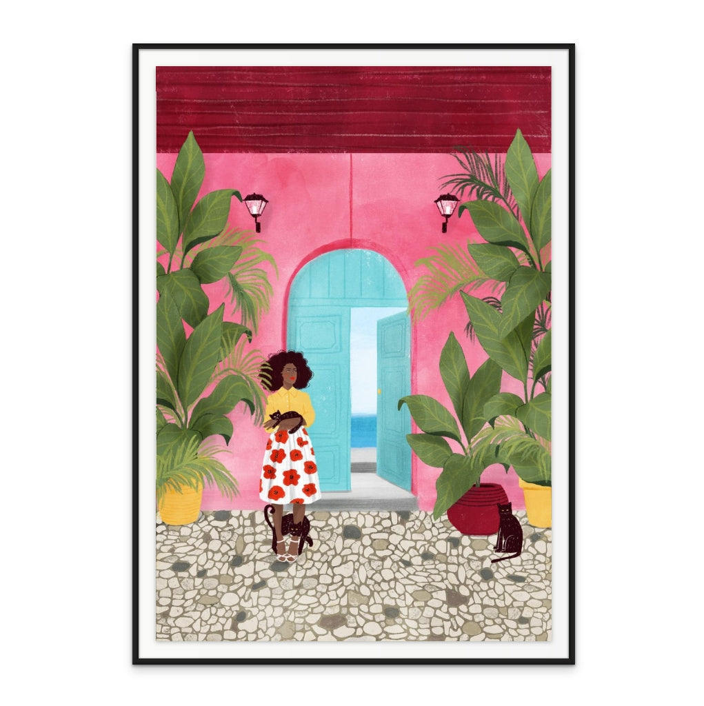 Cartagena Life Art Print