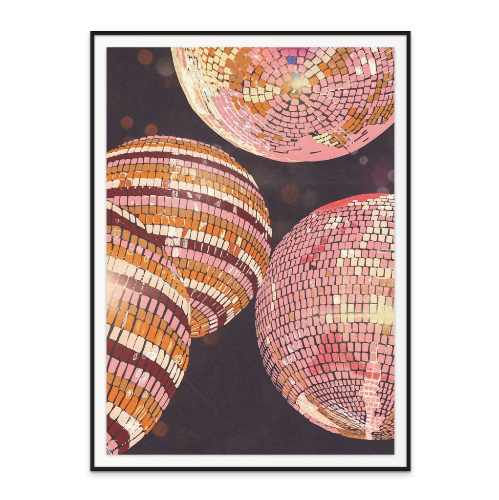 Disco Balls Art Print