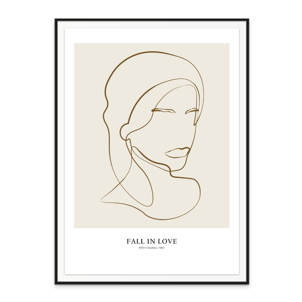 Woman portrait Art Print