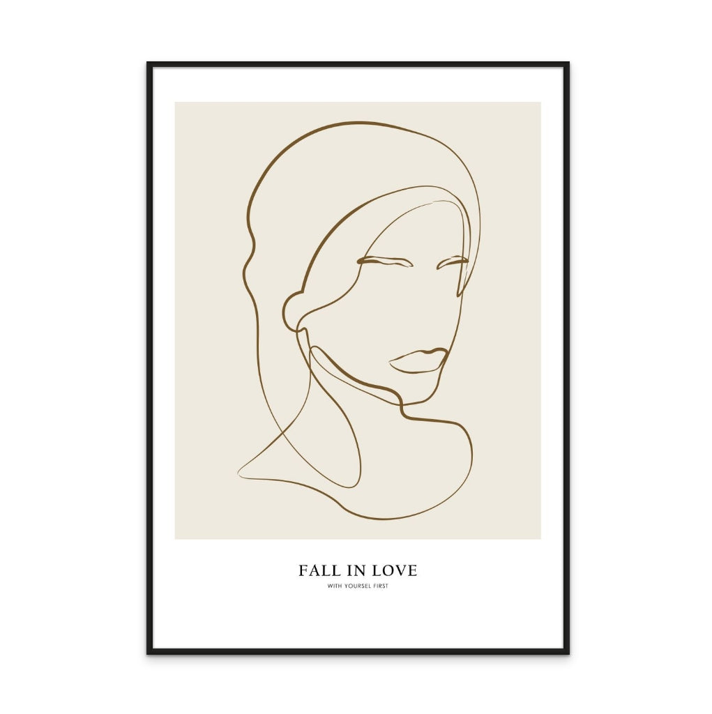 Woman portrait Art Print