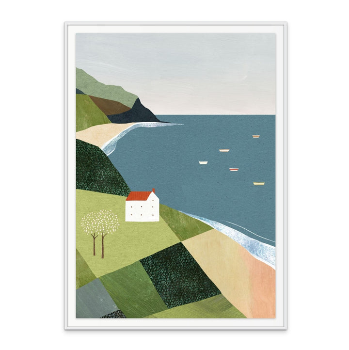 House on the Cliff Art Print