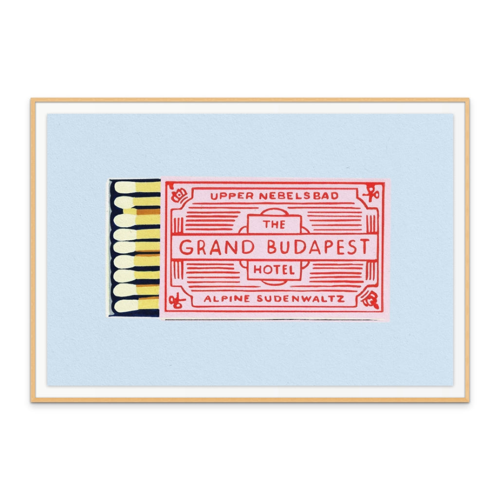 The Grand Budapest Hotel Poster Art Print