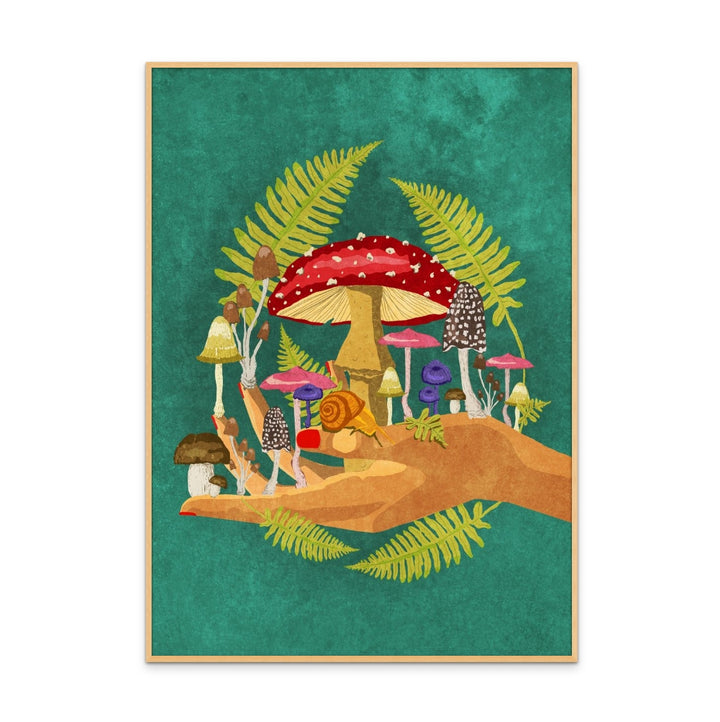 My Mushroom Cosmos Art Print