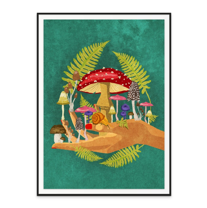 My Mushroom Cosmos Art Print