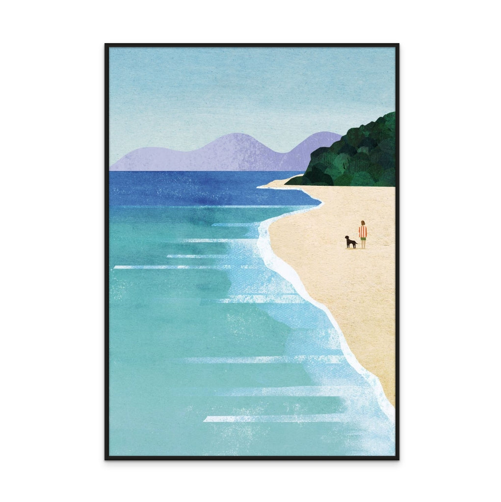 Beach Girl III Art Print