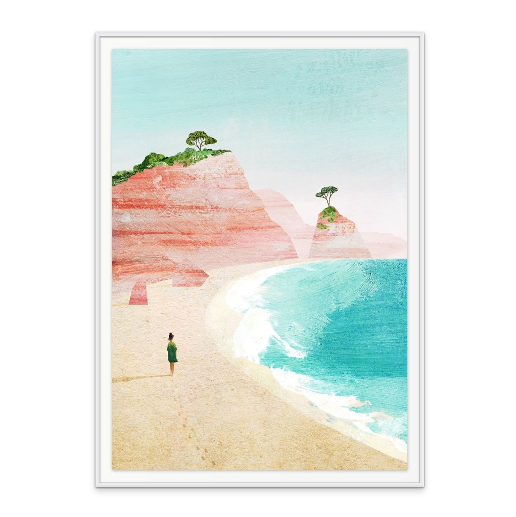 Beach Girl IV Art Print