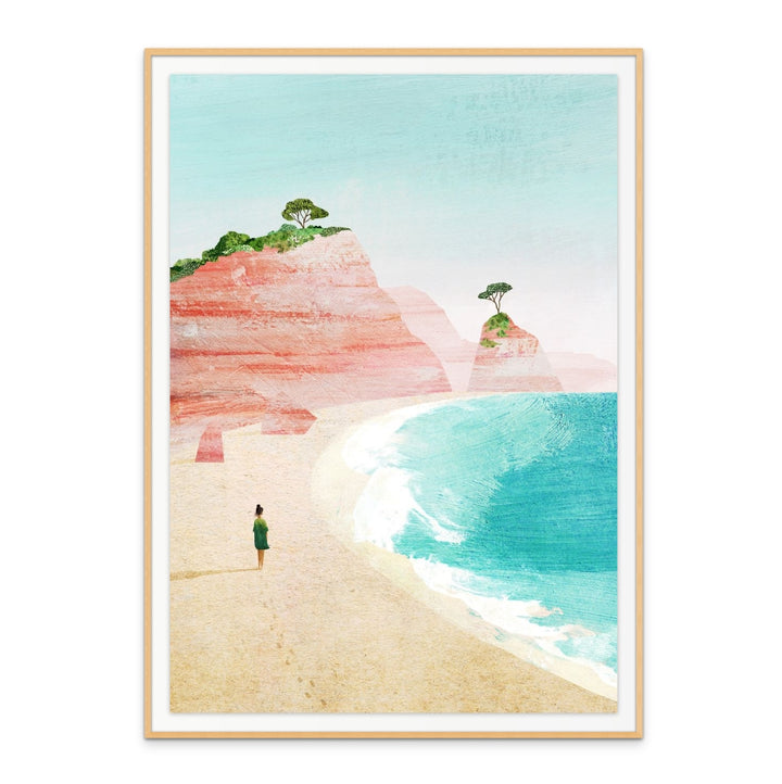 Beach Girl IV Art Print