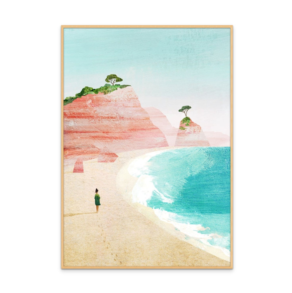 Beach Girl IV Art Print