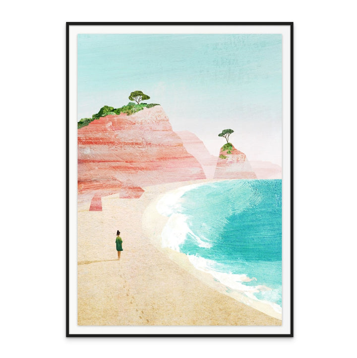 Beach Girl IV Art Print