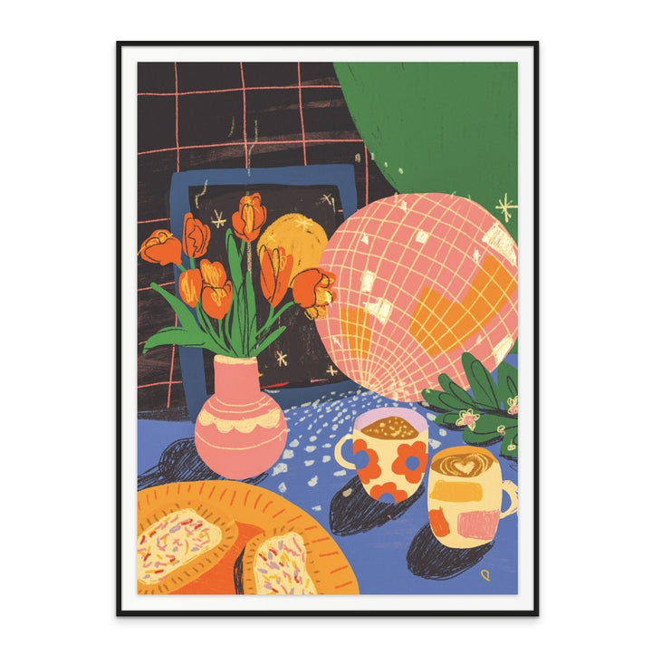 Disco Tea Art Print