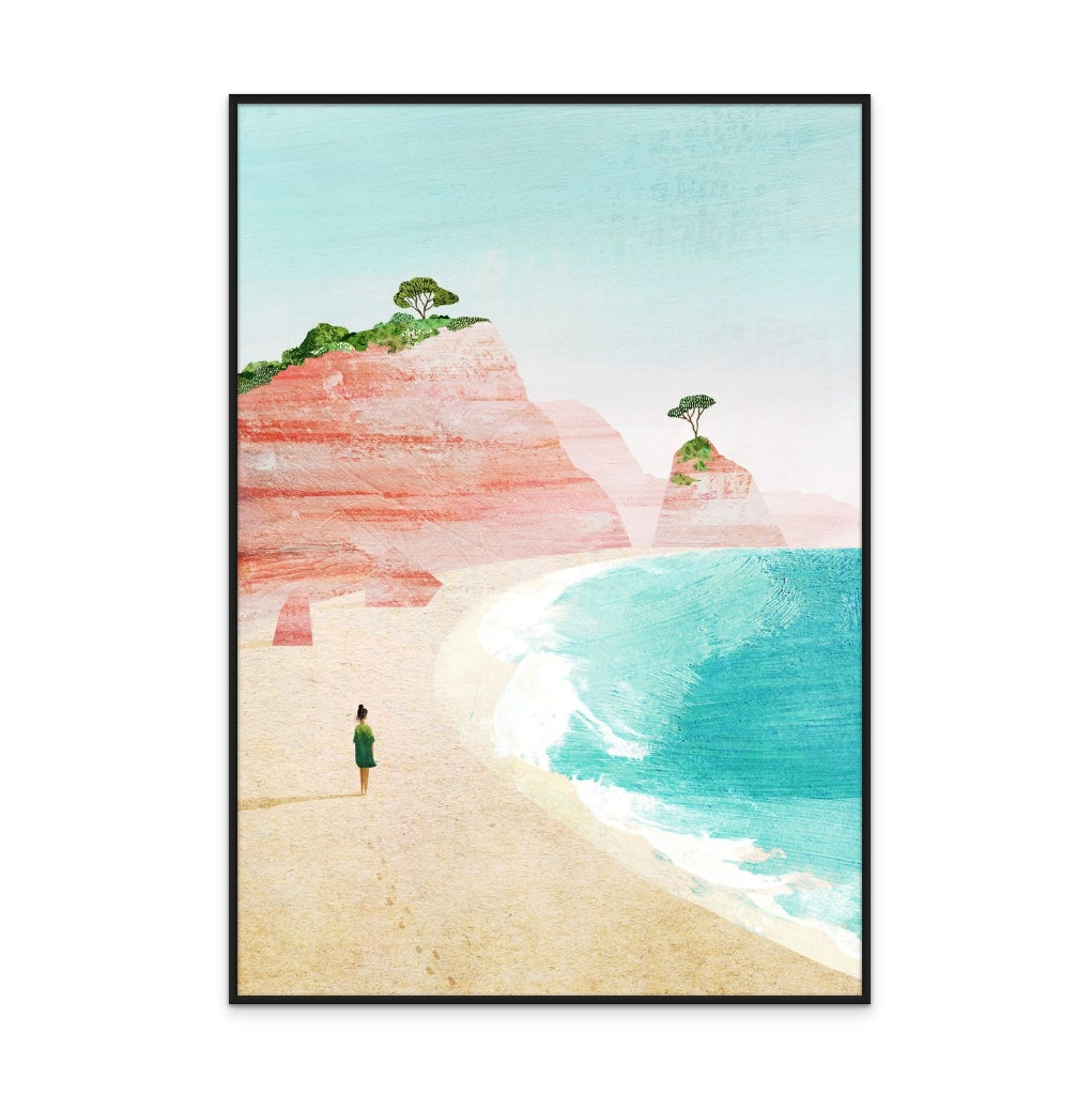 Beach Girl IV Art Print