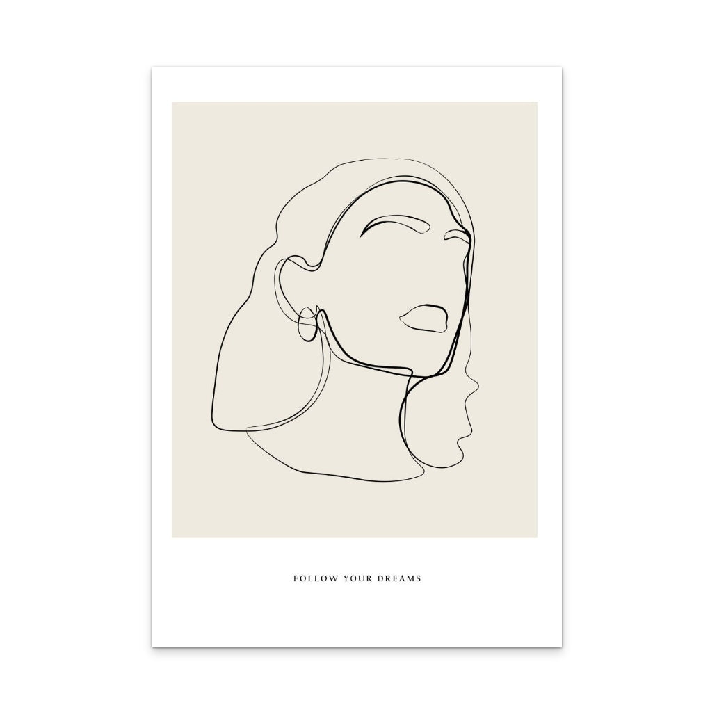 Minimalist Line Art Print