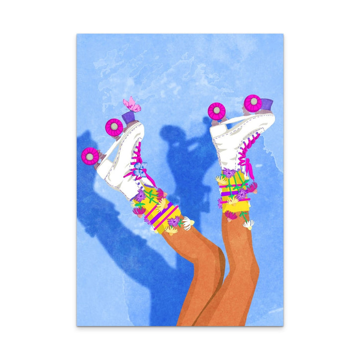 Skate like a Girl Art Print