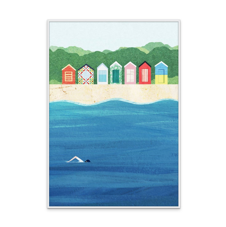 Beach Huts Art Print