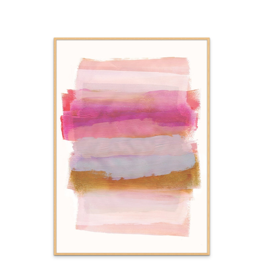 Abstract Brush Strokes 45 A1 Art Print