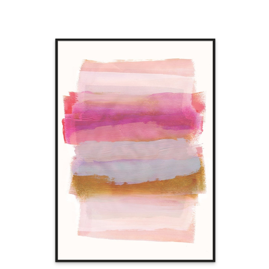 Abstract Brush Strokes 45 A1 Art Print