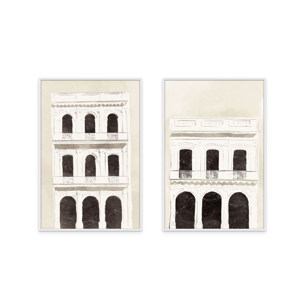 Set "Old Havana" Art Prints