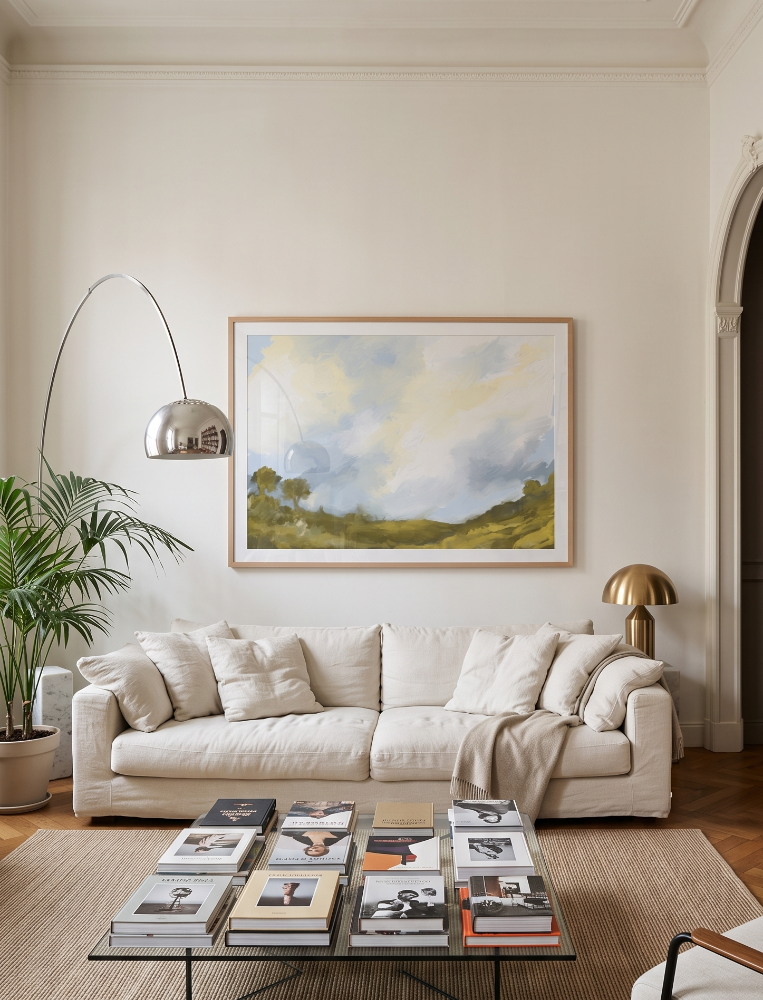 Cuadro "Rolling Fields Cloudscape"
