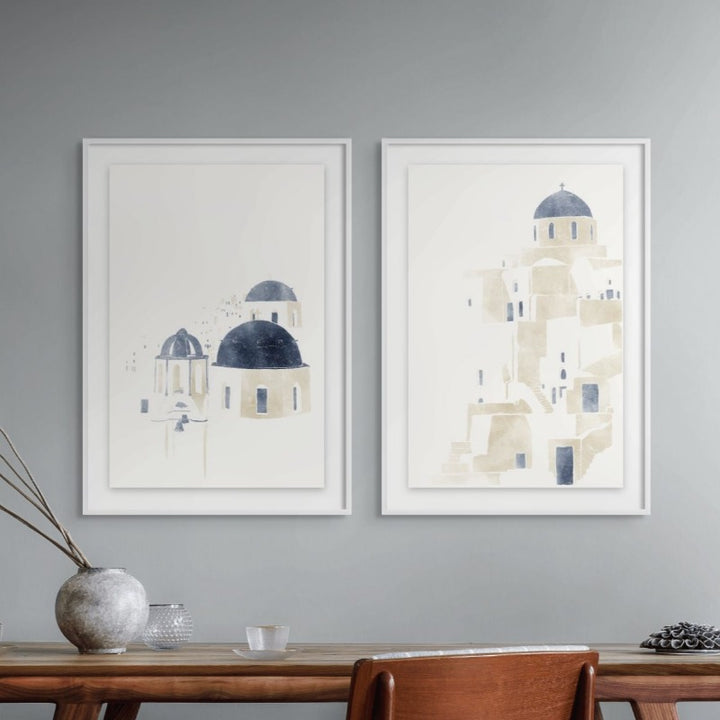 Set "Santorini" Art Prints