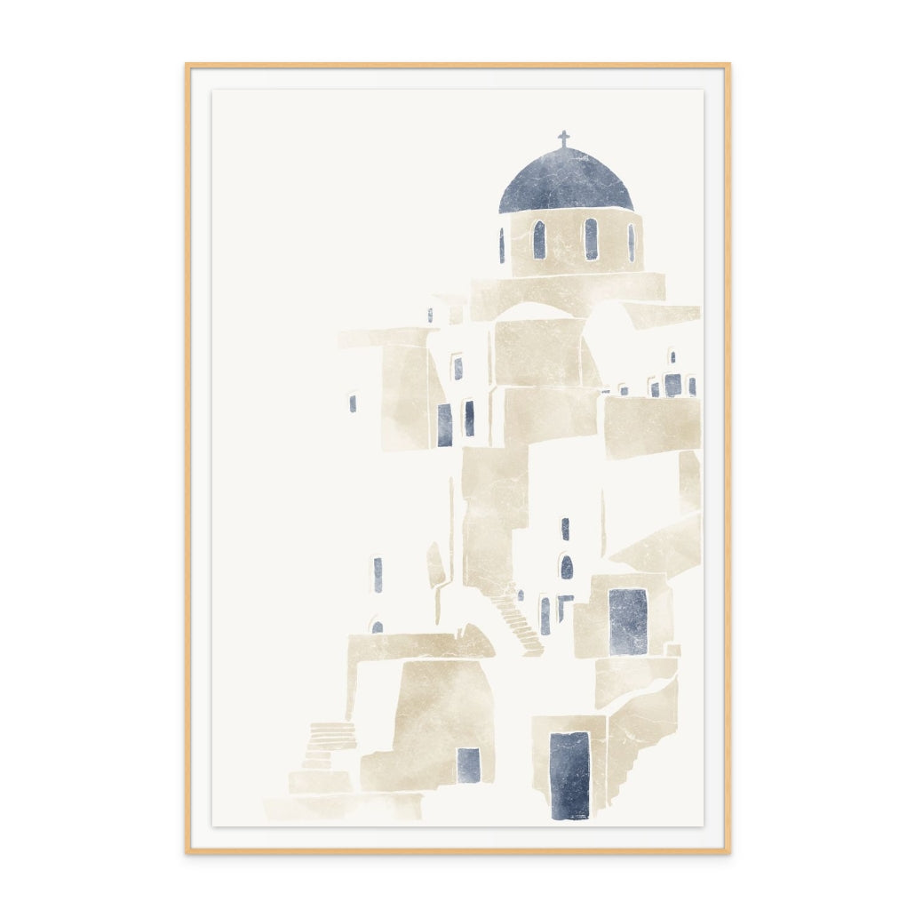 Santorini I Art Print