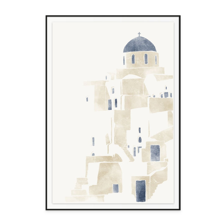 Santorini I Art Print