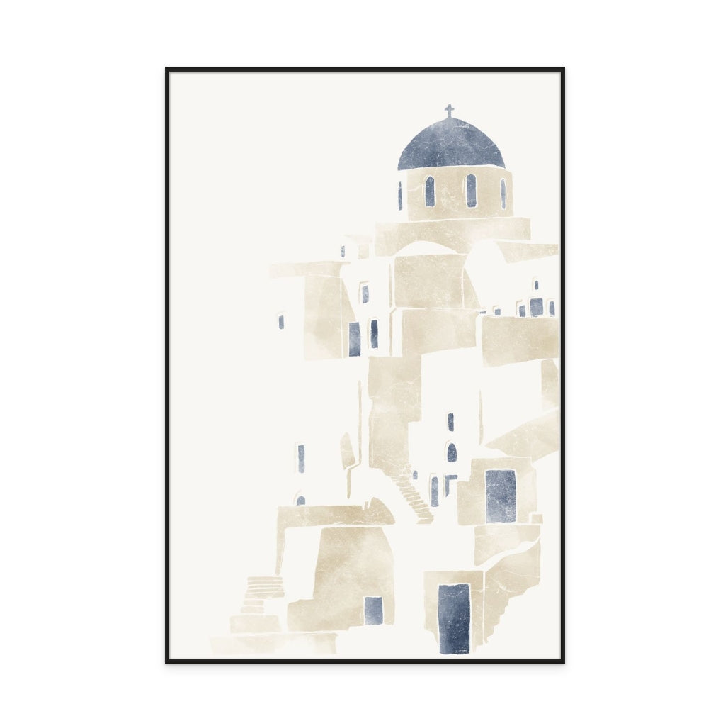 Santorini I Art Print