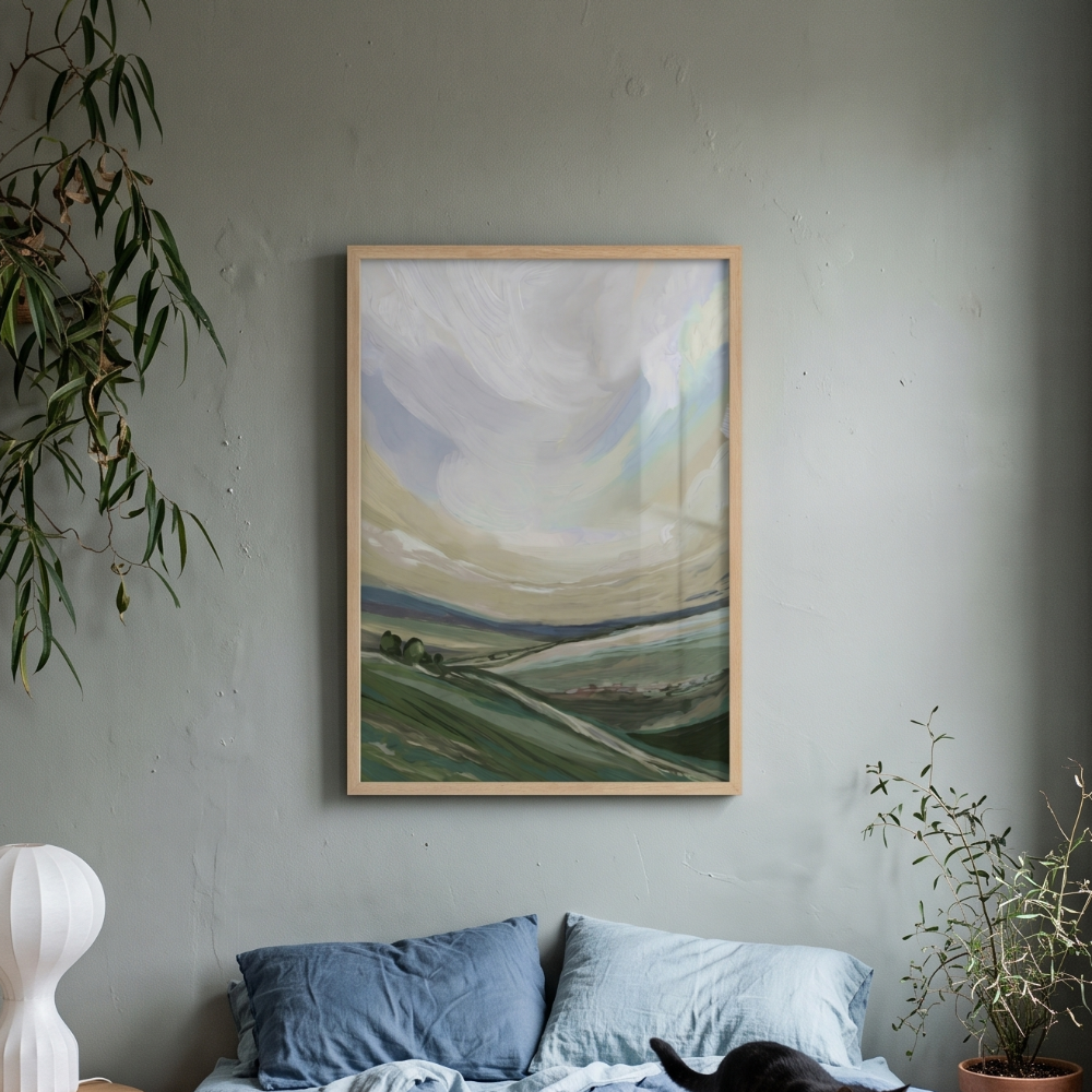 Cuadro "Serene Rolling Hills"