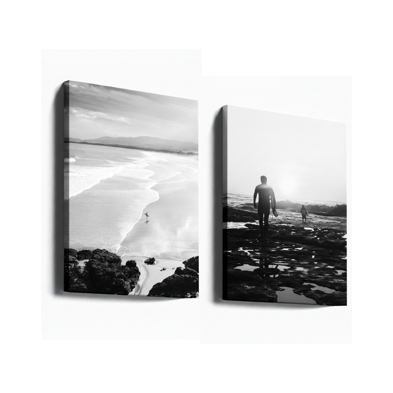 Set de cuadros "Surf Calm"