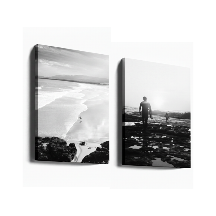 Set de cuadros "Surf Calm"