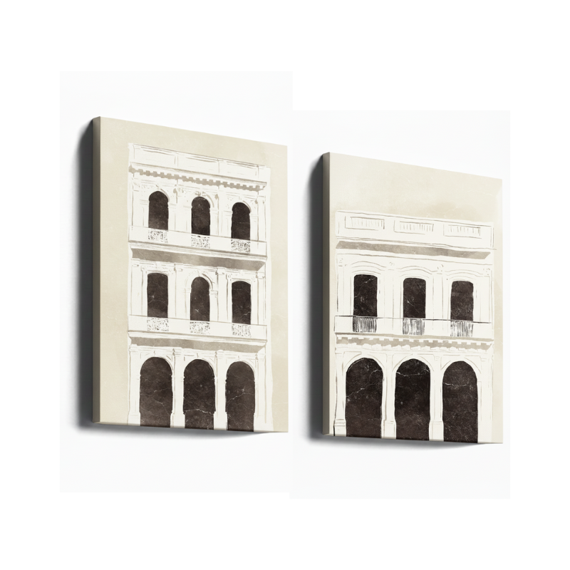 Set de cuadros "Old Habana"