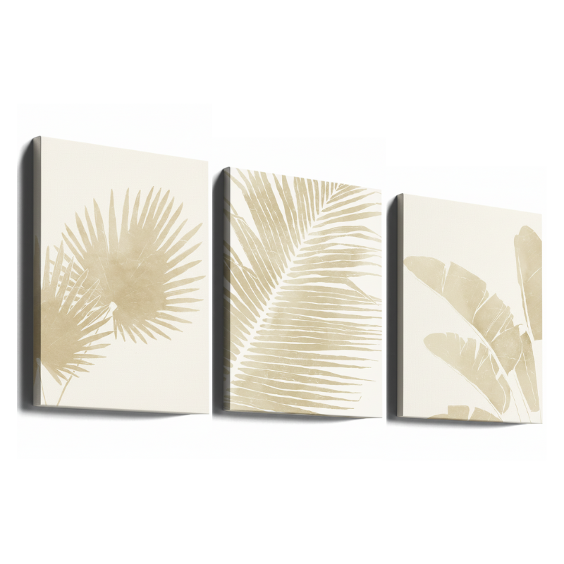 Set de cuadros "Neutral Tropico"