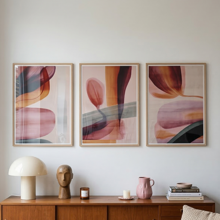 Set de cuadros "Flowing Hues"