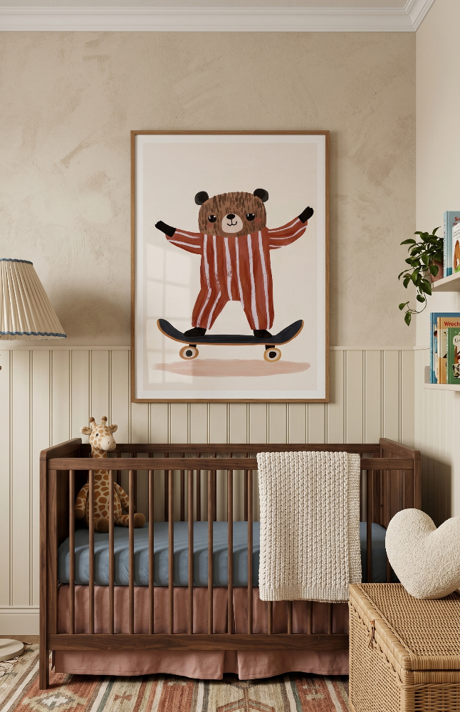 Cuadro "Skater Bear Joy"