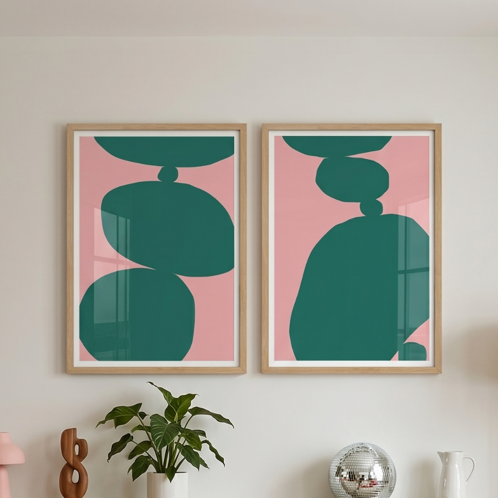 Cuadro "Soft Flowing Shapes"