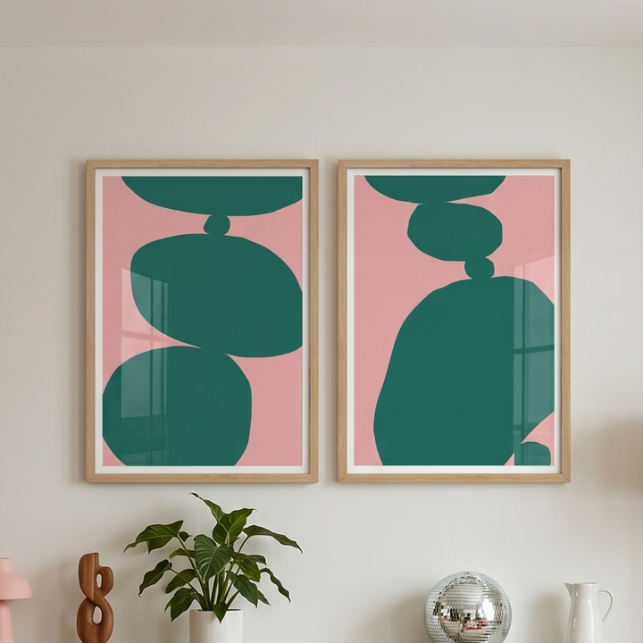 Cuadro "Soft Flowing Shapes"