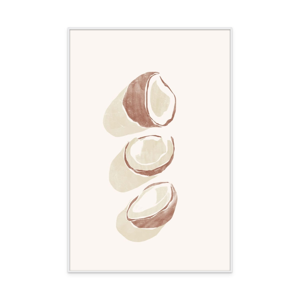 Tropical Coconuts Art Print