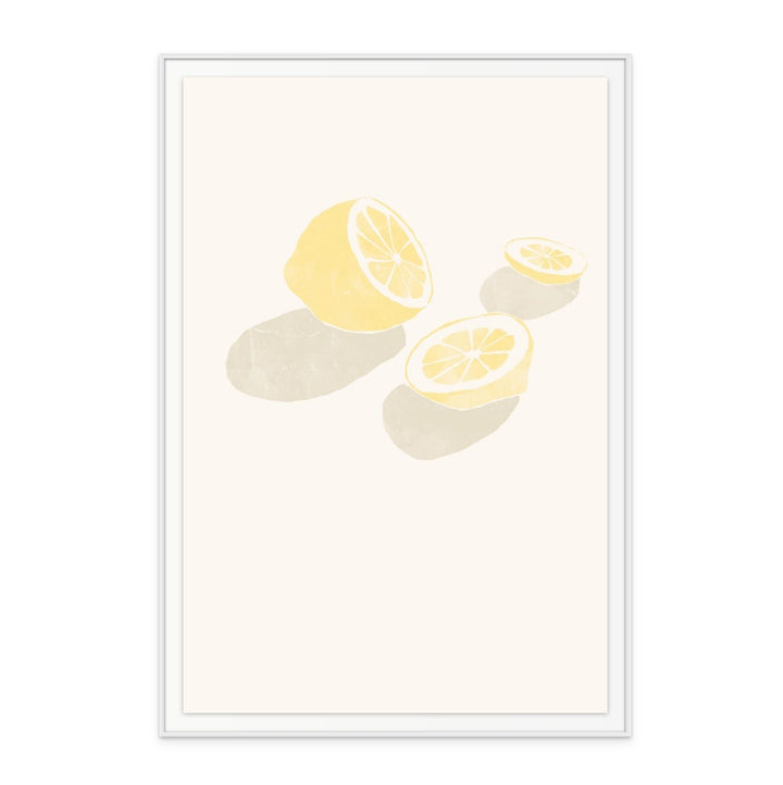 Tropical Lemons Art Print