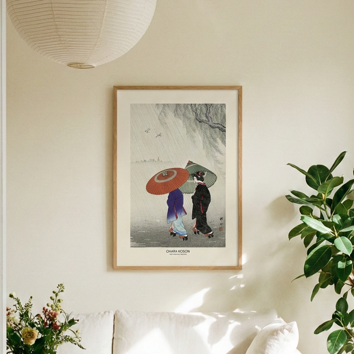 Cuadro "Two Women In The Rain"